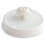 CCR Show Topper Knob & Lid White für Wide Mouth...