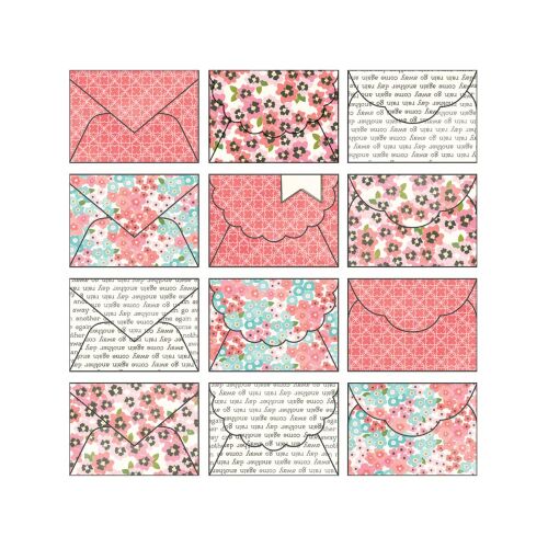 PEB Mini Envelopes - Garden Party Umschläge