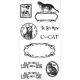 G45 Cling Mounted Stamps - Raining Cats & Dogs 2