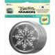 LWC Snow Flake Lid Inserts für Regular Mouth Jars Mason