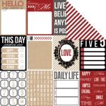 TCL Cardstock - Hello My Name is Lucky