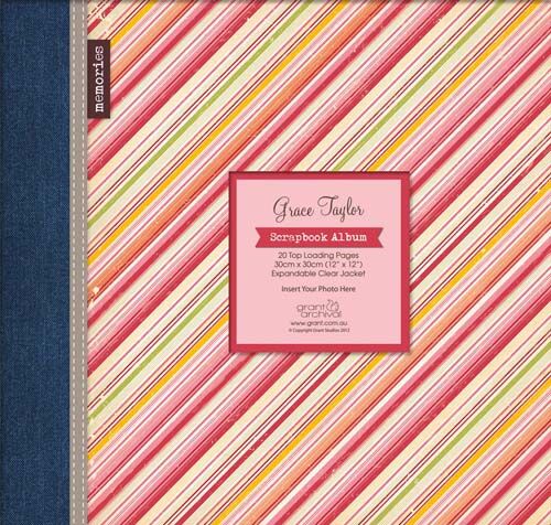 GRS Album 12"x12" - Grace Taylor Stripes