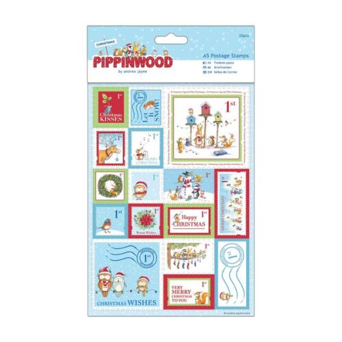 DOC Die-Cuts - Pippinwood Christmas Postage Stamps