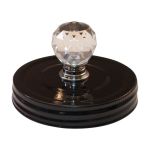 CCR Show Toppers - Lid Black with Crystal Knob für...