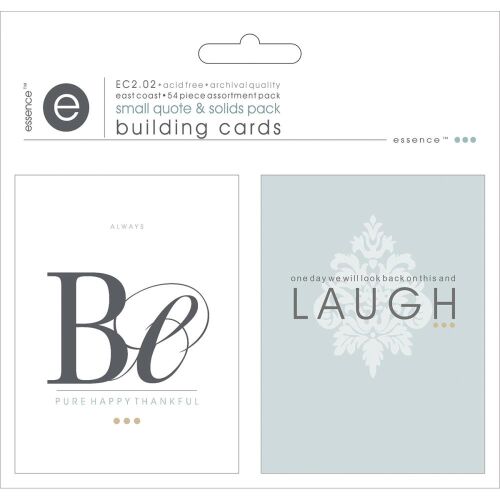 RRI Building Cards - Essence Building Cards Small Quotes East Coast 3x4"