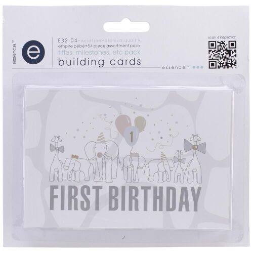 RRI Building Cards - Essence Building Cards Titles Empire Bébé 6x4"