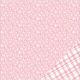 AMC Cardstock - Color of Memories Light Pink with white Flowers