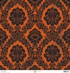 AGR Cardstock - Spooktacular Damask