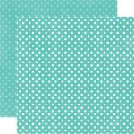 ECP Cardstock - Dots Teal Small Dots
