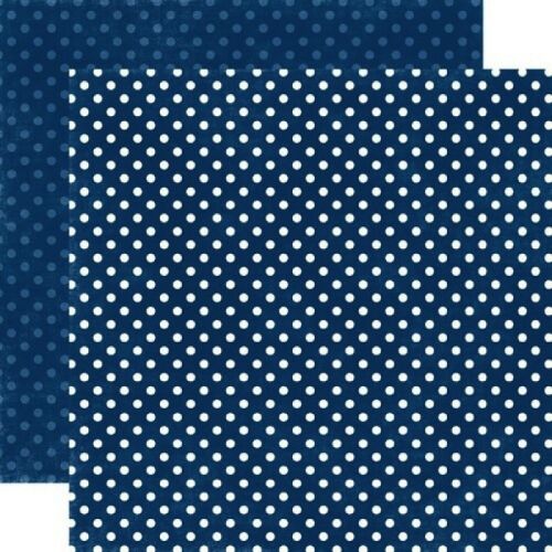 ECP Cardstock - Dots Navy Small Dots