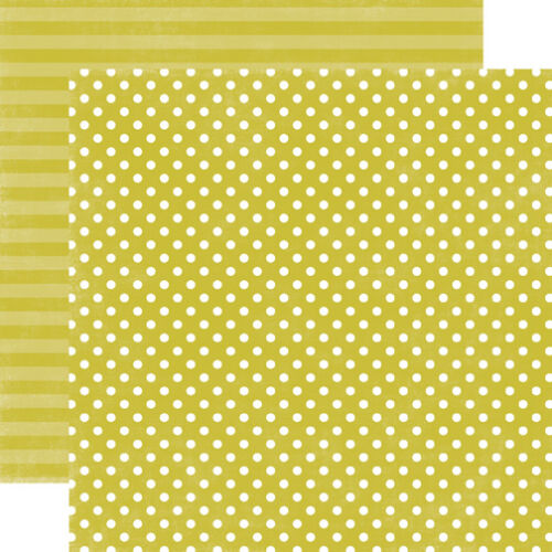 ECP Cardstock - Dots & Stripes Peridot Small Dot