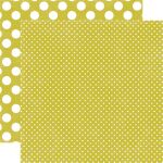 ECP Cardstock - Dots & Stripes Peridot Tiny Dot