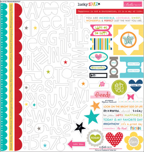 BLB Sticker 12"x12" - Lucky Starz Treasures & Text