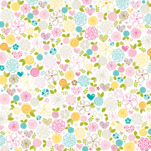 BLB Cardstock - Love & Marriage Ester Fleming Floral