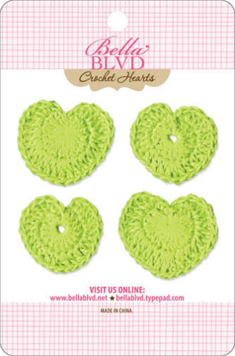 BLB Embellishments - Crochet Hearts Pickle Juice