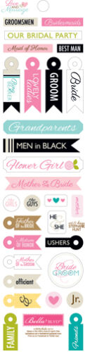 BLB Sticker - Miniatures Love & Marriage The Wedding Party