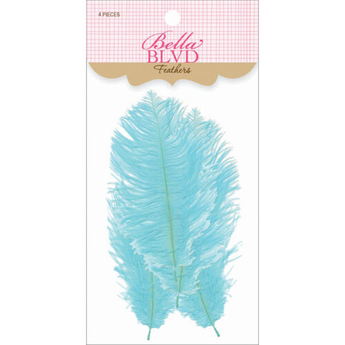 BLB Embellishment - Sophisticates Feathers/Federn Saltwater