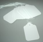 AMT White Strung Tag 45 x 70 mm