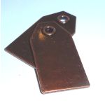 AMT Metal Tag 18 x 37 mm - Antique Copper