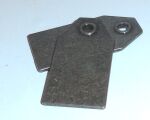 AMT Metal Tag 18 x 37 mm - Antique Nickel