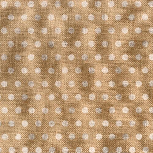 AMC Cardstock - DIY White Dots on Burlap