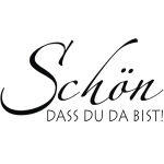 RYH Holzstempel - Schön dass Du da bist