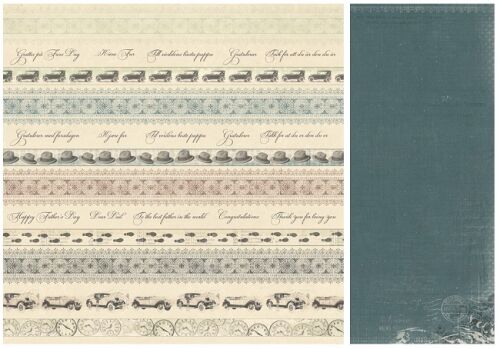 PIO Cardstock - For Father Borders