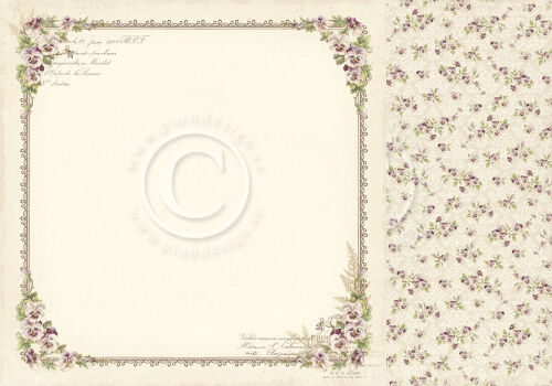 PIO Cardstock - My Precious Daughter Pansy