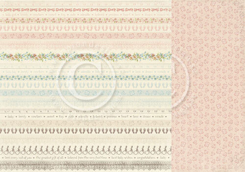 PIO Cardstock - Sweet Baby Borders