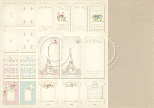 PIO Cardstock - Paris Flea Market Tags