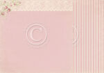 PIO Cardstock - Paris Flea Market Pink Lace
