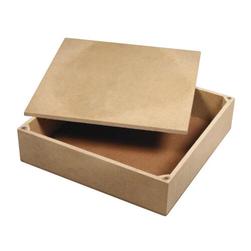 RYH Wood Art - MDF Box 17x17x4.5 cm