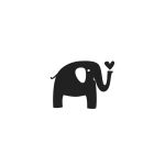 RYH Holzstempel - Mini Elefant