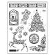 VID Clear Stempel - Steampunk Tannenbaum