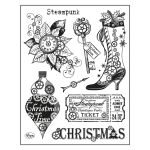 VID Clear Stempel - Steampunk Christmas