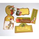 LWB embellishments -  Christmas Labels