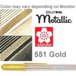 SKR Gelly Roll Classic - Metallic Gold 0.4 mm Medium
