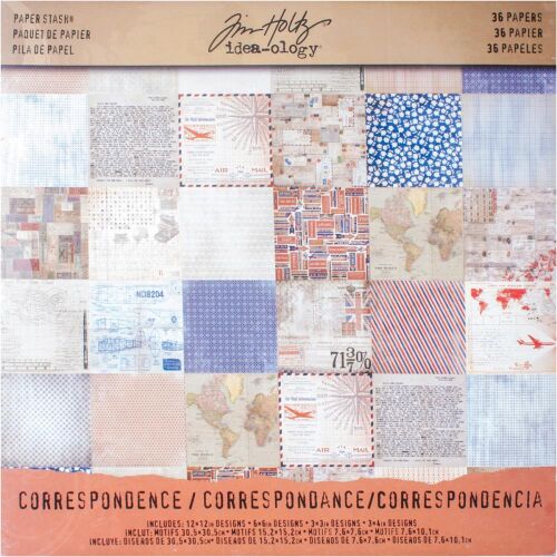 THZ Paper Pad 12x12 - Tim Holtz Idea-ology Correspondence