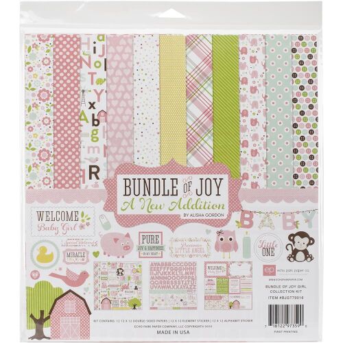 ECP Collection Kit 12x12 - Bundle of Joy A New Addition Girl