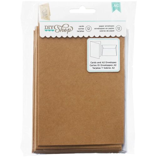 AMC Karten & Umschläge - Chalkboard Cards & Envelopes Kraft