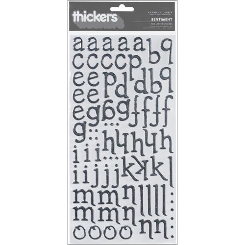 AMC Sticker - Thickers Sentiment Foil Silver