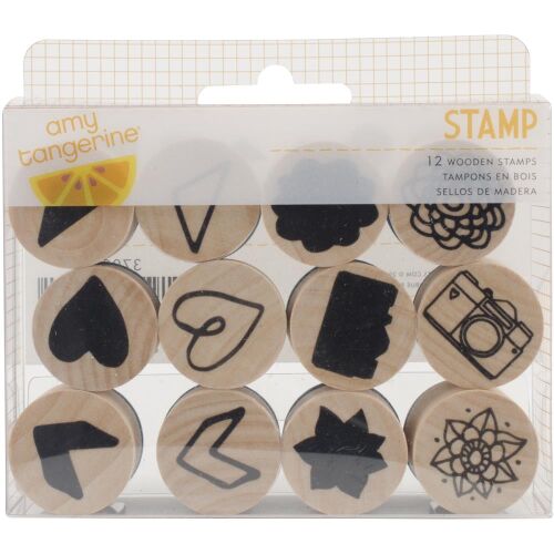 AMC Holzstempel - Amy Tangerine Rise & Shine