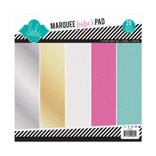 HSW Paper Pad 8x8" - Marquee Love Glitter