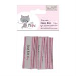 DOC Stitched Ribbon Tags - Little Meow Just for you