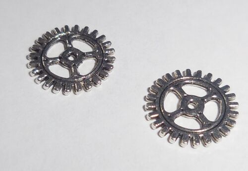 AEX Charm - Zahnrad Silber 12mm
