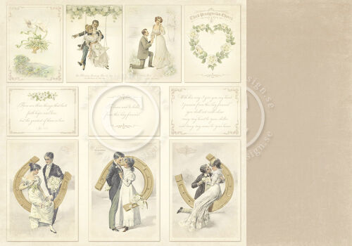PIO Cardstock - Vintage Wedding Images