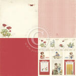 PIO Cardstock - Siris Kitchen Geranium (6x6")