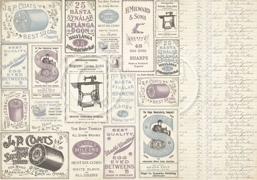 PIO Cardstock - Almas Sewing Room Sewing Collage