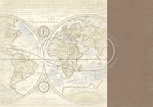 PIO Cardstock - Linnaeus Botanical Journal Carte Generale