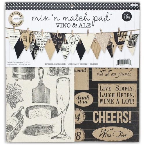 CVS Paper Pad - Mix & Match Vino & Ale